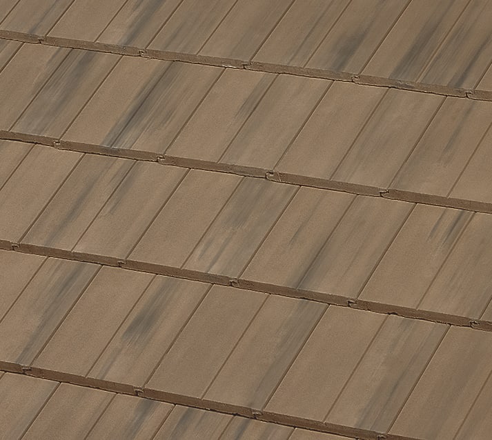 Boral Saxony 900 Split Slate Concrete Field Tile Sierra Brown/Black Antique