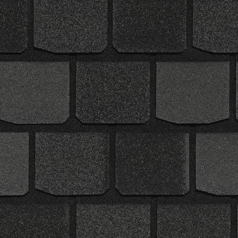 CertainTeed Highland Slate AR Shingles Black Granite