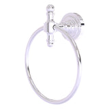 Allied Brass Retro Dot Polished Brass Wall Mount Towel Ring