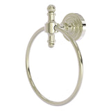 Allied Brass Retro Dot Polished Brass Wall Mount Towel Ring