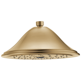 Delta Cassidy Champagne Bronze 1-Spray Rain Shower Head, 2.5 GPM (9.5 LPM)