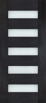 Regency Modern Customizable Fiberglass Door Collection – Prehung Single with Two Sidelites
