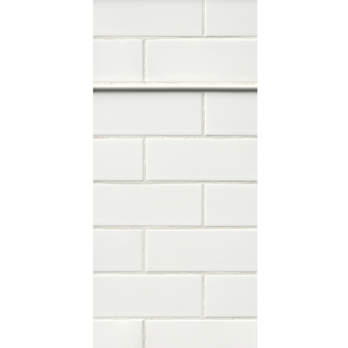 Regent Bianco Ceramic Subway Wall Tile - 3 x 8 in.