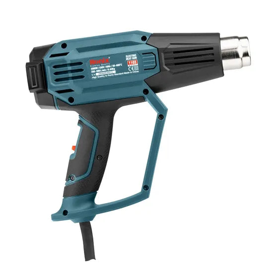 Ronix 1103 Heavy Duty 2000W Heat Gun Adjustable Level Wind Hot Air Sealer 2000W with Nozzle Multi Temperature Heat Gun
