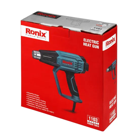 Ronix 1103 Hot Air Sealer 2000W with Nozzle Included Original Authentic 220V Industrial Heater Stepless Heat Gun