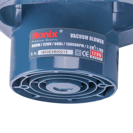 Ronix 1206 Electric Blower Vacuum Portable Car Vacuum Cleaner Auto Computer Handheld Wet Dry Vacuum Blower