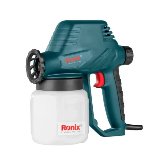 Ronix 1313V Electric Spray Gun 130W 110V 800ml Power Tools Electric DIY Portable Paint Sprayer Handheld Automatic Solenoid Spray Gun