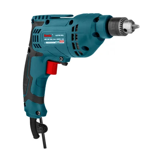 Ronix 2107 Electric Drill Pistol-Grip 6.5mm Keyed 4300rpm Variable Speed Reversing Switch Increased Versatility Electric Drill