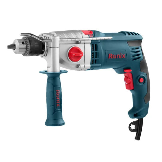 Ronix 2221 Impact Drill with Steel Base 13mm Keyed Chuck Drill House Maintenance Power Drill Impact