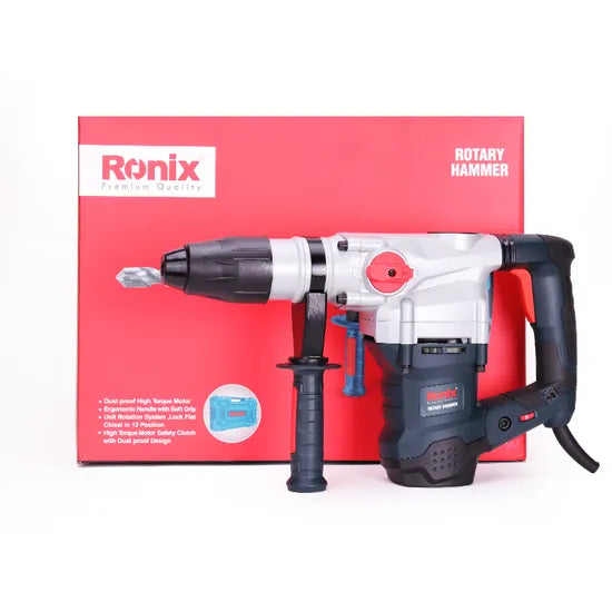 Ronix 2705 Hammer Compared with Single Function Switch Design Double Function Switch Design Extend Service Life Rotary Hammer