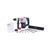 Ronix 2707 Corded Hammer Drill Double Switch Buttons to Change Functions Heavy Duty Chipping Vibration Control Rotary Hammer