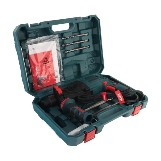 Ronix 2723 Rotary Hammer 800W 26mm Rotary Hammer Drill Multi-Functional Hammer Drill for Concrete Tile Wall Stones