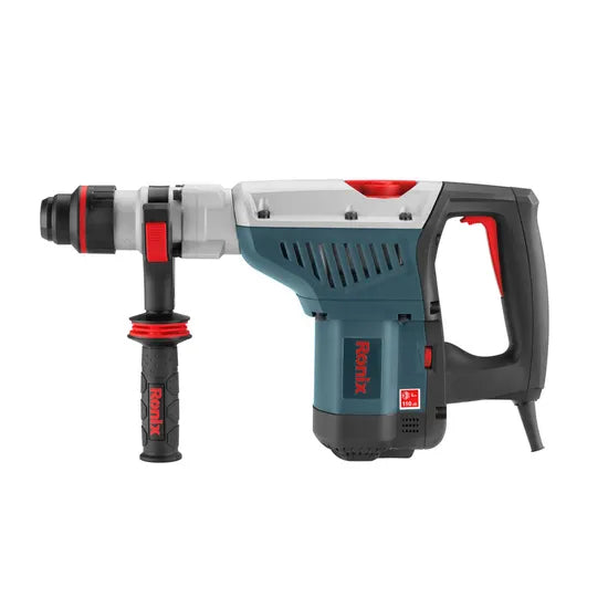 Ronix 2742 Corded Rotomartillo for Concrete Including 4 Drill Bits Carrying Case 13 Joules of Impact Energy Rotary Hammer