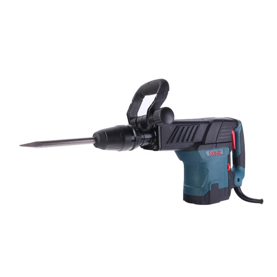 Ronix 2821 Heavy Duty 2000 Bpm Concrete Breaker 2PCS Chisels Bit Chipping Supporting Powerful Function Demolition Hammer