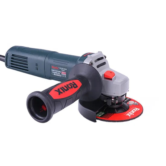 Ronix 3111 Double Insulated Safe for Operator Auto-Stop Carbon Brushes Help Prevent Damage to Motor Mini Angle Grinder