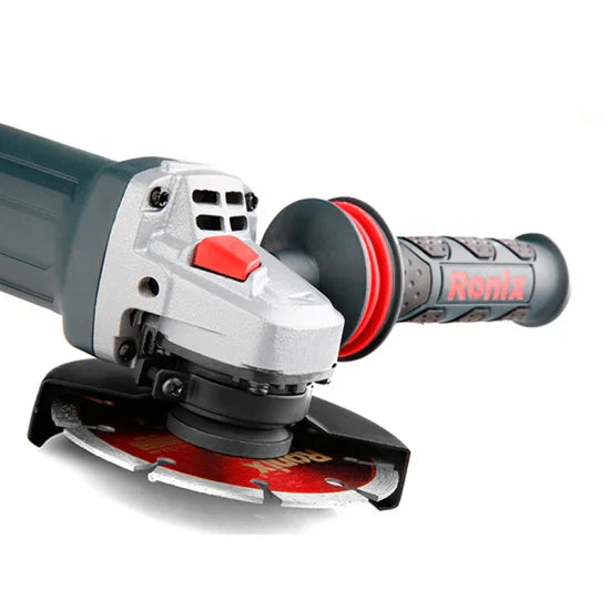 Ronix 3130 720W 11000rpm with 100/115mm Grinding Wheel Angle Grinder Ergonomic Design Handle Mini Angle Grinder