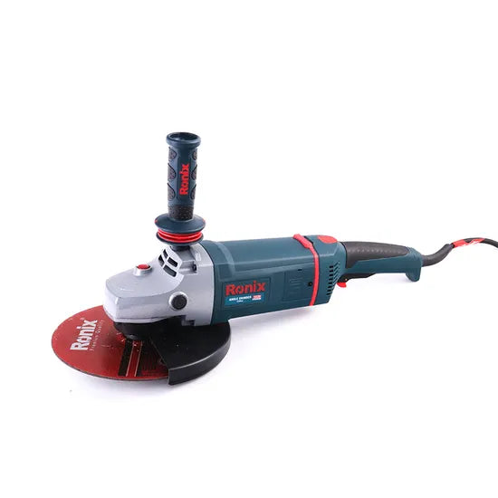 Ronix 3220 Angle Grinder in Any Applications for Cutting Grinding 2400W No-Load Speeds 6000rpm Corded Angle Grinder