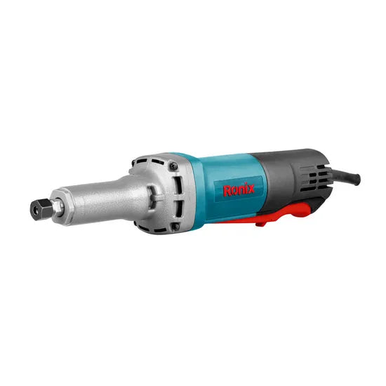 Ronix 3303 Pneumatic Angle Die Grinder Features Built-in Speed Regulator for Better Control Rear Air Exhaust of Die Grinder