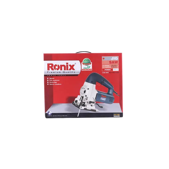 Ronix 4110 3 Variable Speed Setting Jigsaw Tool Kit for Wood Metal and Plastic Cutting 600W Motor Portable Jig Saw
