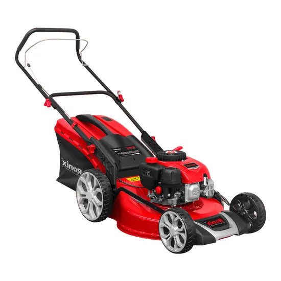 Ronix 4446 Gasoline Lawn Mower 5.5HP-480mm Hand Push Gasoline Brush Cutter Lawn Mower Garden Power Tools