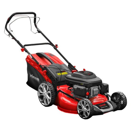 Ronix 4451 Gasoline Gasoline Lawn Mower 6.5HP-510mm Self Propelled Self Propelled Garden Remote Control Lawn Mower for Sale