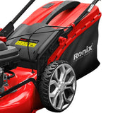 Ronix 4451 Gasoline Gasoline Lawn Mower 6.5HP-510mm Self Propelled Self Propelled Garden Remote Control Lawn Mower for Sale