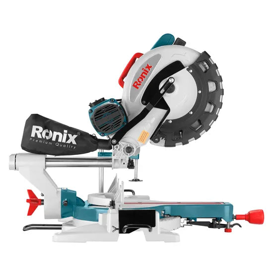 Ronix 5303 Laser Pointer Sliding Bar Miter Saw Electronic Brake Sharp Cut 305mm 4300rpm Heavy Duty Sliding Mitre Saw