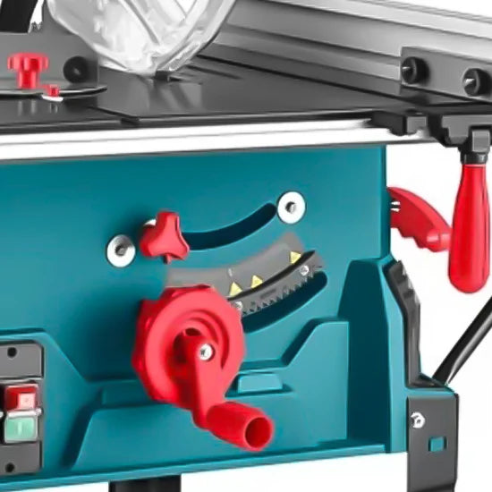 Ronix 5603 2000W Electric Table Saw 25cm Multi-Functional Wood Working Carpenter Electric Sliding Track