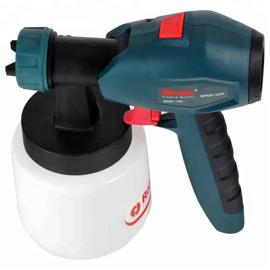 Ronix 650W Portable Electric Mini Solenoid Paint Spray Gun Disinfection HVLP Airless Wall Coating Electric Power Paint Sprayer Gun