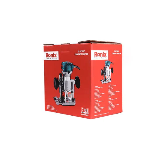 Ronix 7108 710W Power Wood Router Tool Woodworking Trimmer Variable Speed 13000-33000rpm Electric Router Trimmer