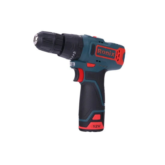 Ronix 8101K Cordless Drill 20V Max Brushless 2.0 Ah Battery Charger Automatic Chuck Drill Cordless Impact Drill Driver