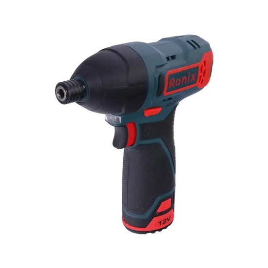 Ronix 8104K Electric Screwdriver Gun Adjustable 2 Position Handles Front LED DC Charging 12V 2.0ah Cordless Screwdriver
