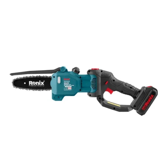 Ronix 8600 Cordless Mini Chain Saw 20V 2.0ah 3800rpm Power Tool Set Electric Saw Portable Home Garden Power Tool