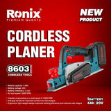 Ronix 8603 Best Price Cordless Planer 20V
