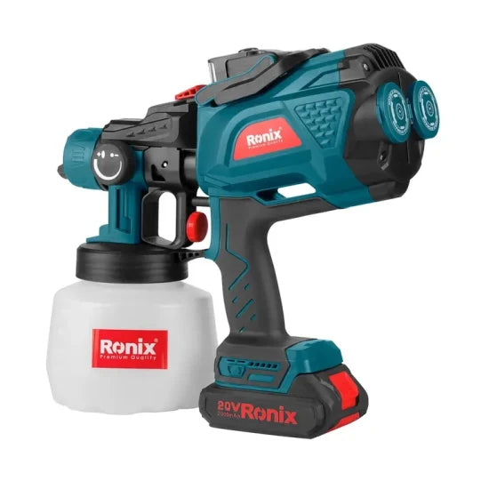 RONIX Ronix 8604 Cordless Spray Gun 20V 2000mAh High Cutting Efficiency Cordless Tools with Brushless Motor Multifunctional Automatic Spray Gun