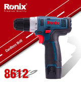 Ronix 8612 10mm Professional and Waterproof Power Tool Cordless Driver Drill