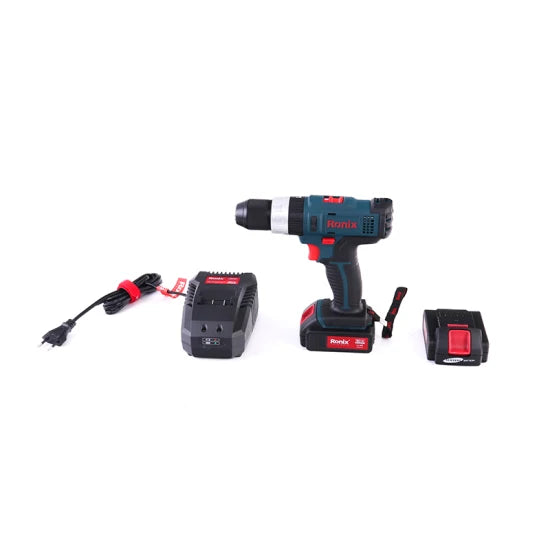 Ronix 8614 Waterproof Electric Screwdriver Cordless Drill, 14V 10mm Cordless Screwdriver Drill Driver