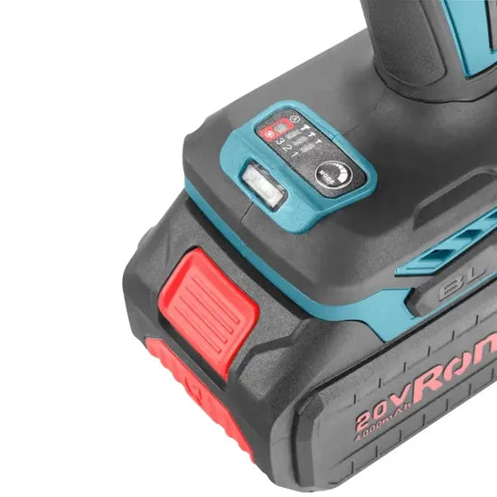 Ronix 8655 Brushless Impact Wrench 550n. M 20V 2800rpm Multifunction Cordless Drill Lithium Impact Drill Adjustable Impact Wrench