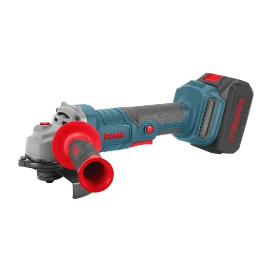 Ronix 8657 Brushless Cordless Angle Grinder 20V High Speed Rechargeable Cordless Angle Grinder Lithium Power Tools
