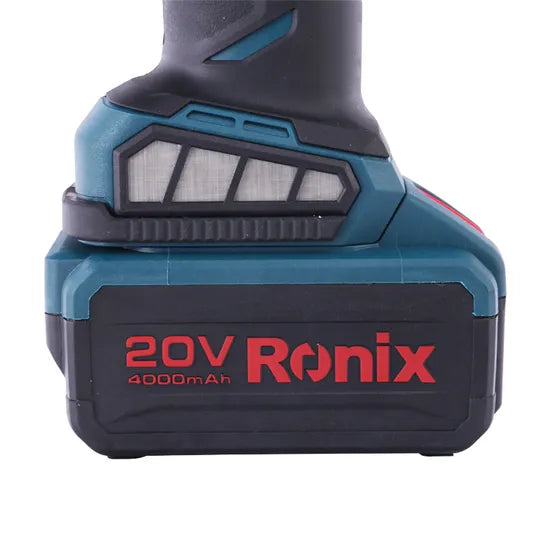 Ronix 8901 Model Cordless Mini Angle Grinder 20V 8500rpm Mini Portable Wood Steel Metal Cutting Machine