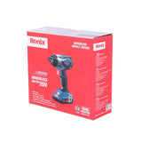 Ronix 8906 20V Cordless Brushless Impact Drill Machine Double Speed Cordless Driver Drill Brushless Impact Driver
