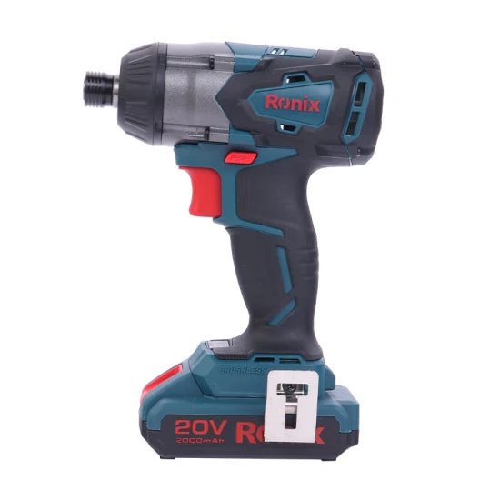 Ronix 8906 20V Cordless Brushless Impact Drill Machine Double Speed Cordless Driver Drill Brushless Impact Driver
