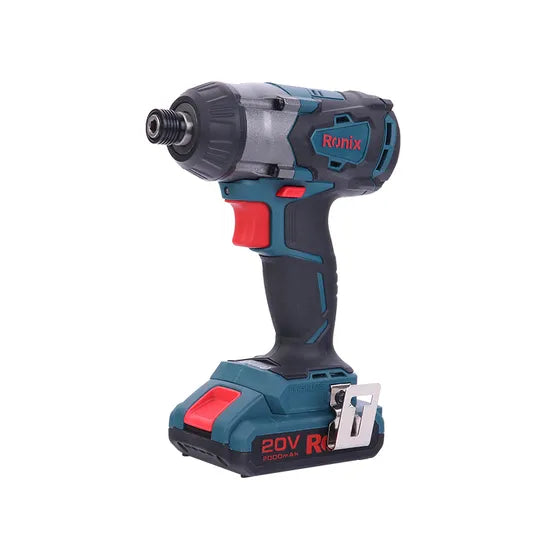 Ronix 8906 Cordless Driver Drill 20V Brushless Lithium Power Screw Electric Impact Driver Cordless Brushless Impact Driver