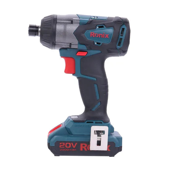 Ronix 8906 Cordless Driver Drill 20V Brushless Lithium Power Screw Electric Impact Driver Cordless Brushless Impact Driver