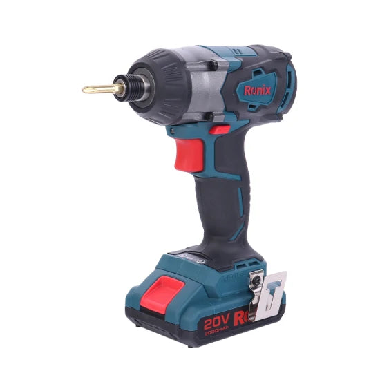 Ronix 8906 New Model Brushless Impact Driver 20V 2500rpm Electric Cordless and Brushless Impact Power Drill