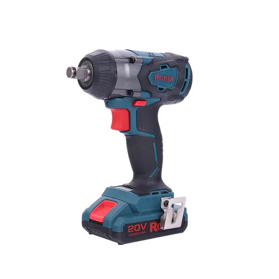 Ronix 8907 Cordless Impact Wrench Impact Wrench Kit Premium Brake Stop Charger Brushless High Torque Impact Wrench