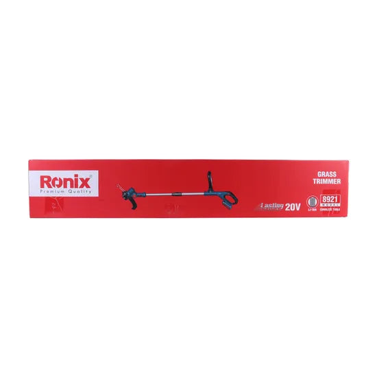 Ronix 8921 Cordless String Trimmer Ergonomic Telescoping Pole Feature Makes Turning to Edge a Breeze Grass Trimmer