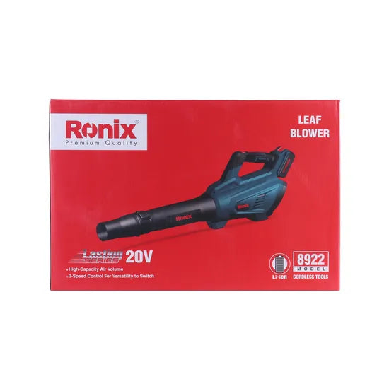 Ronix 8922 20V Lithium Electric Cordless Leaf Blower