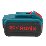 Ronix 8991 Hot 20V Rechargeable Lithium Ion Battery for Cordless Drill Power Tools Replacement Battery Pack