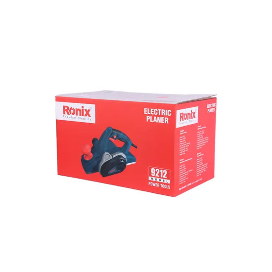 Ronix 9212 Electric Planer High Temperature Resistant Copper Wire Design of The Motor Low Heat Large Power Wood Planer